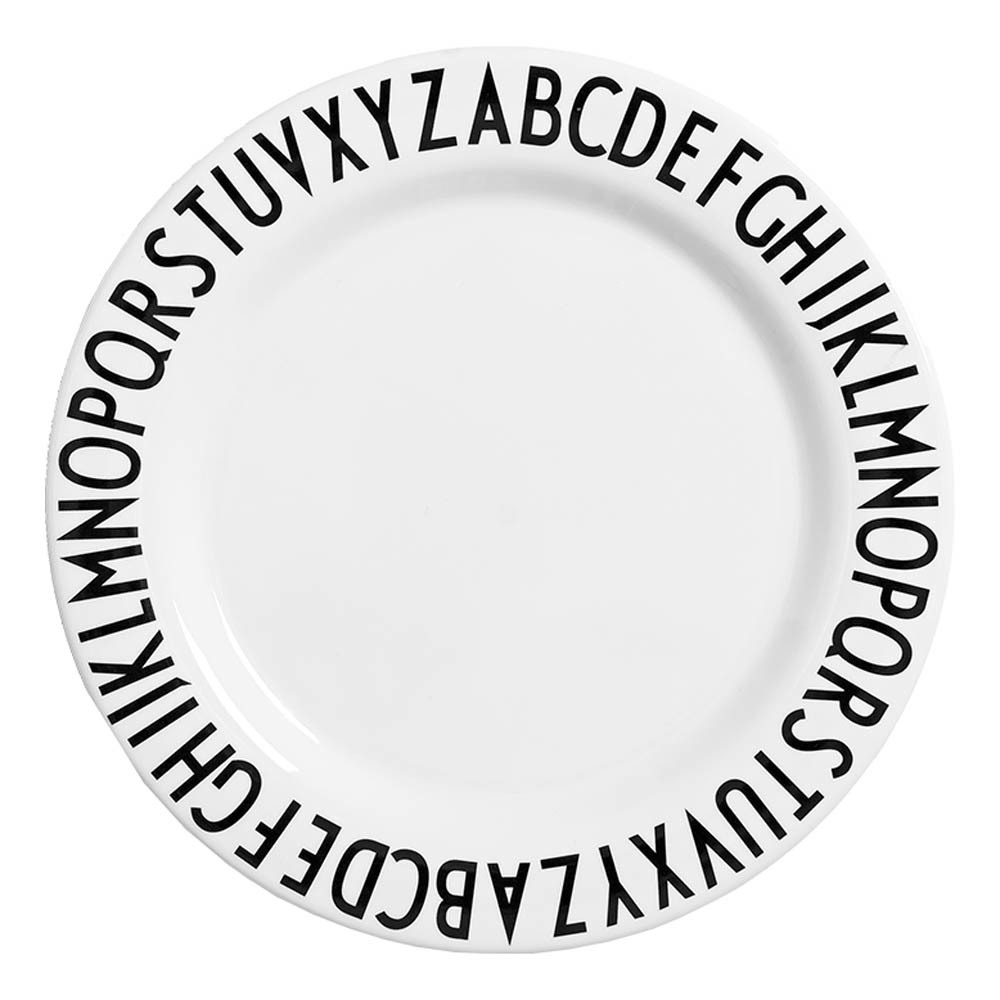 Assiette plate en mélamine D21 cm - Collection ABC