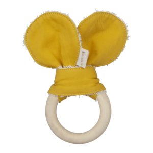 Anneau de dentition Oreilles d'Ours - Jaune