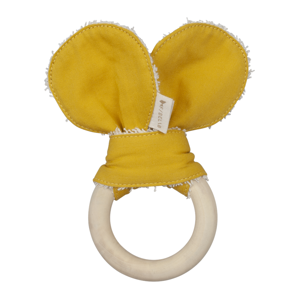 Anneau de dentition Oreilles d'Ours - Jaune