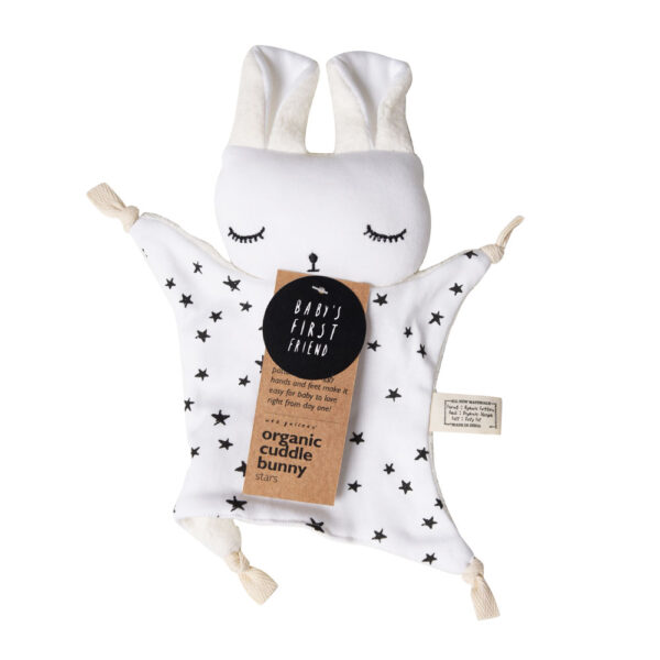 Doudou plat Lapin - Etoiles