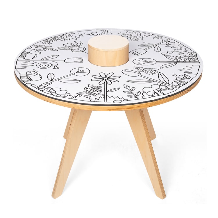 Table à dessin pour enfants ART - Naturel, gris, Livraison Rapide