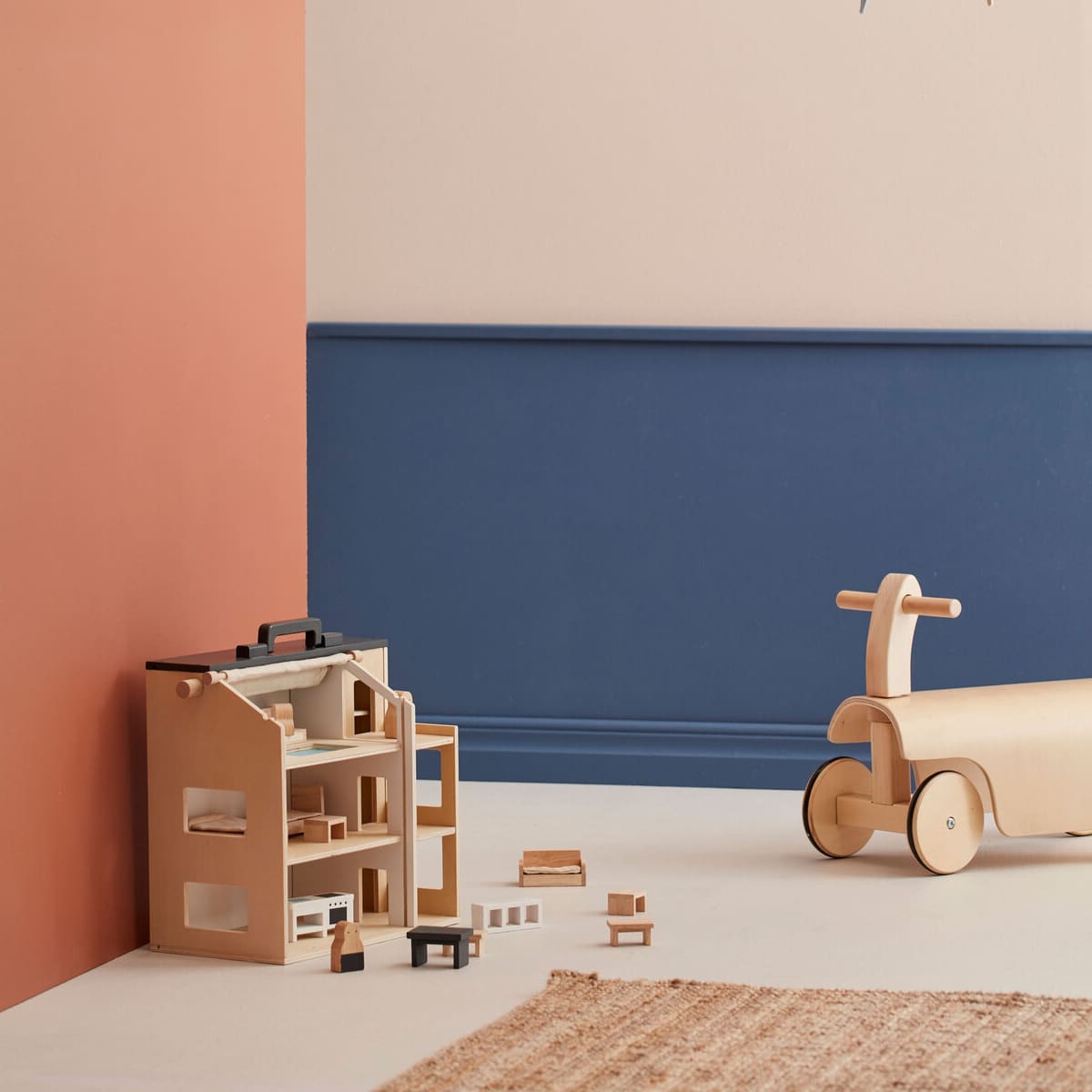 Chariot de courses en bois l Kids Concept - Judy The Fox