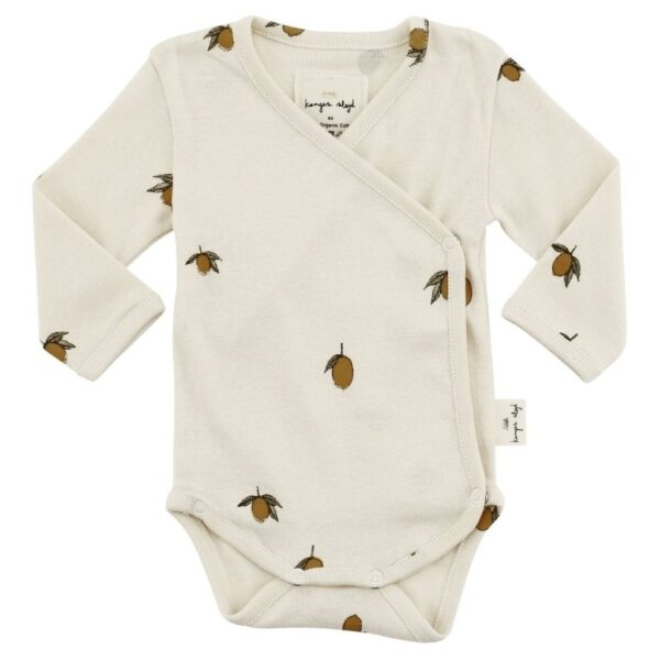 Body de naissance en coton bio - Citrons