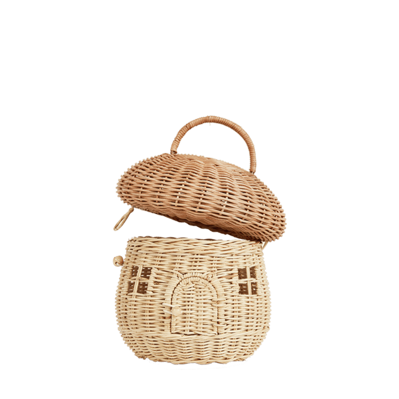 Panier champignon en rotin - Le Joli Shop