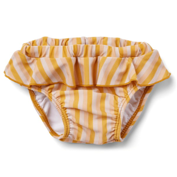 culotte de bain jaune et creme liewood