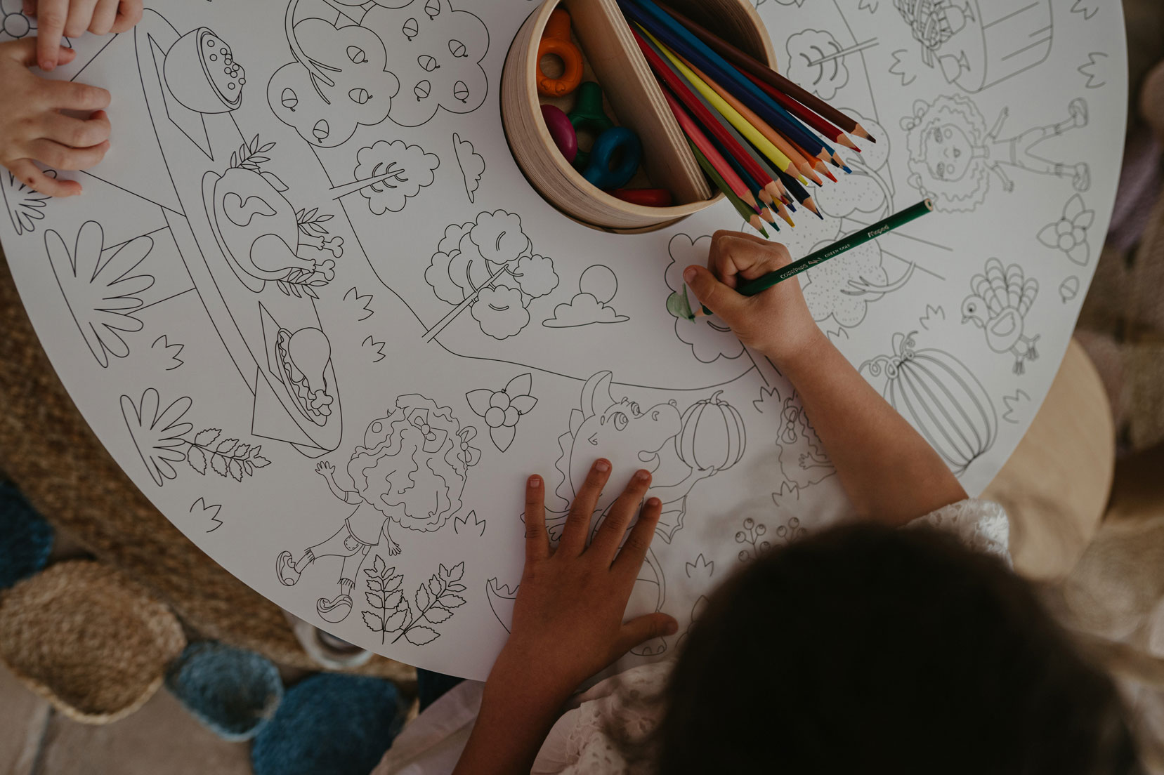 Table à dessiner pour enfant en bois - Drawin'table