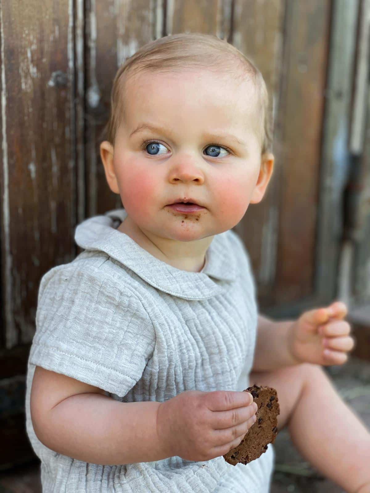 Barboteuse bébé en gaze de coton - vêtement made in Lyon