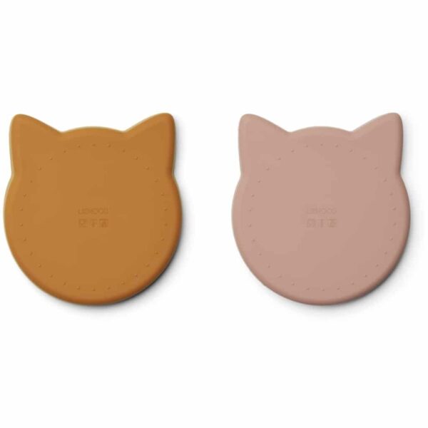 lot de 2 assiettes en silicone pour enfants