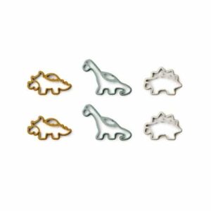 Lot de 6 moules en silicone Karina pour pancakes - Dino