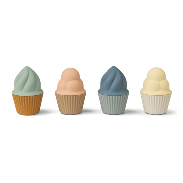 Set de 4 cupcakes en silicone Kate - Multi mix