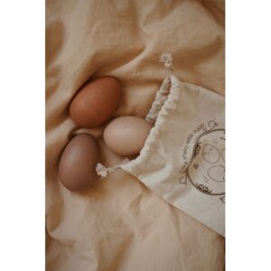 lot de 3 oeufs musicaux en bois pour bébé