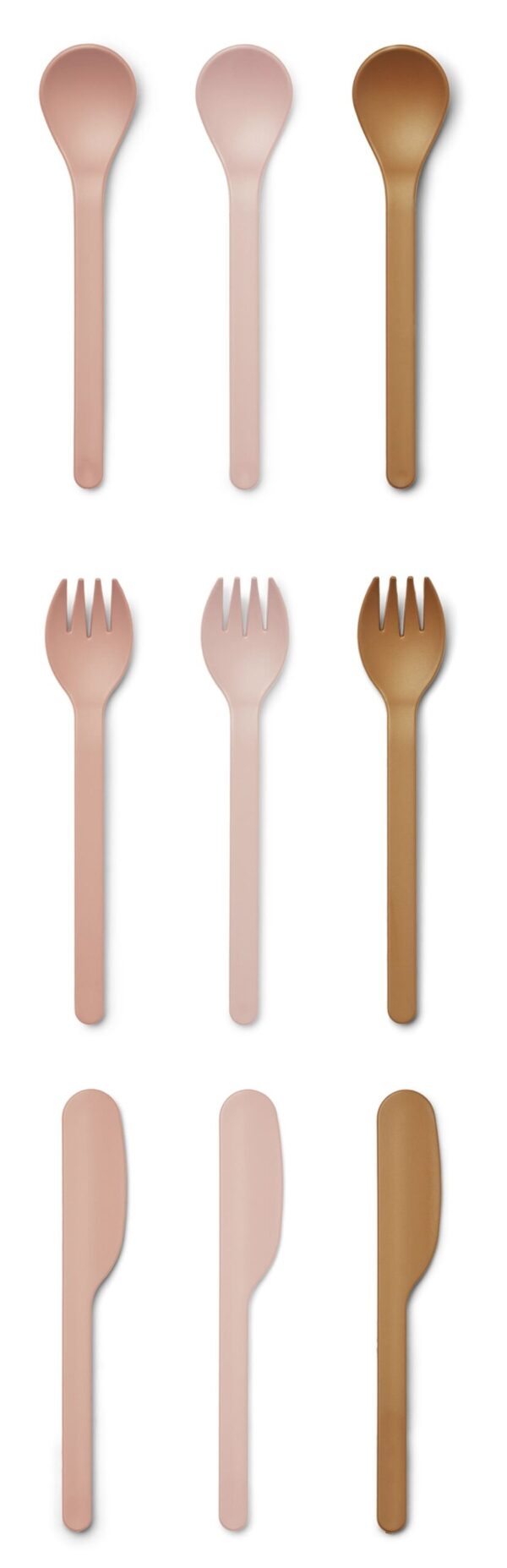 set de couverts pour enfant en bioplastique liewood