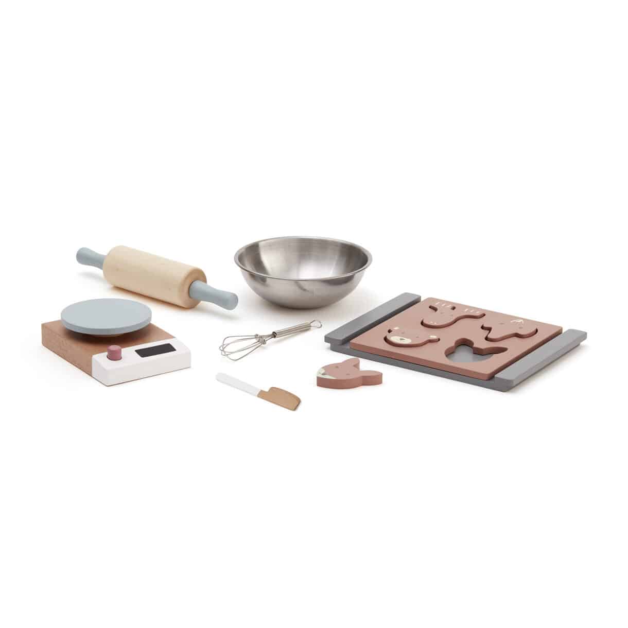 Set d'accessoires en bois pour pâtisserie