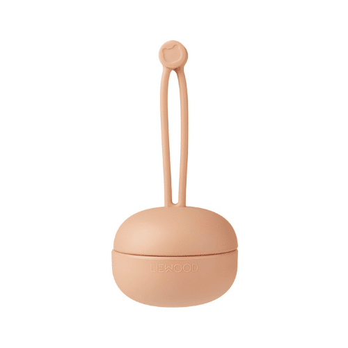 Boîte à tétine en silicone Philip - Toscane rose