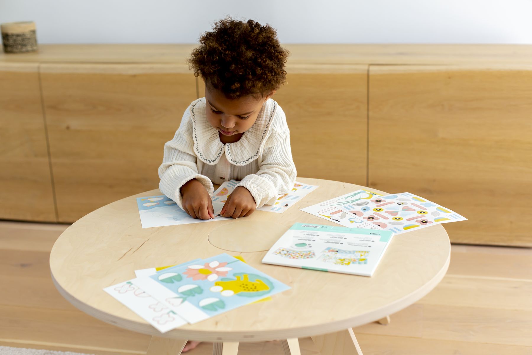 Table Dessin Ronde Enfant - Drawin'Kids