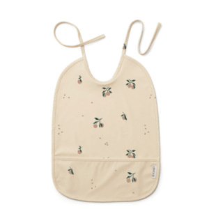 Bavoir imperméable Lai - Peach sea shell mix