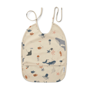Bavoir imperméable Lai - sea creature sandy mix