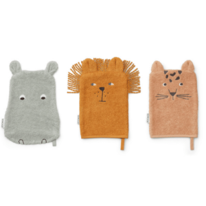 gants de toilette liewood lot de 3 sylvester