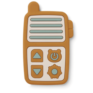 Talkie walkie en silicone Esben - Golden caramel multi mix