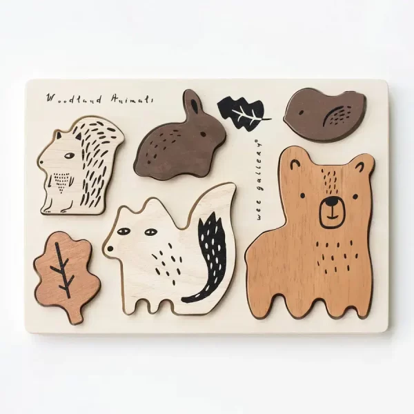 Puzzle en bois - Animaux de la forêt