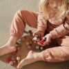 Blocs de construction en silicone Links - Rose multi mix