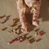 Blocs de construction en silicone Links - Rose multi mix
