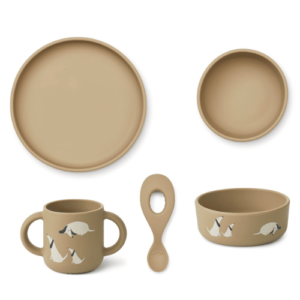 Coffret repas en silicone Vivi - Dog / Oat mix