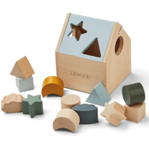 Maison à formes Ludwig - Vert faune multi mix