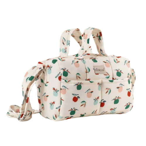 Sac à langer en coton double gaze- Minikane- Colombe – Mille Pastelles