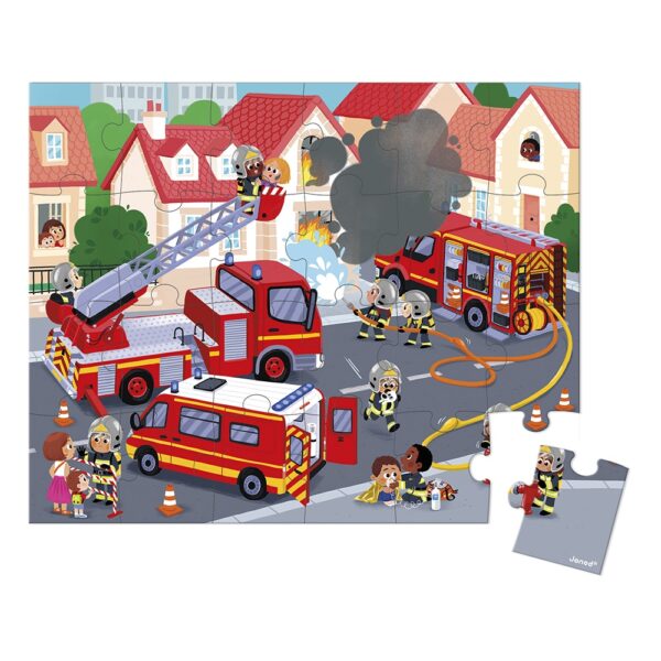 Puzzle pompiers - 24 pièces