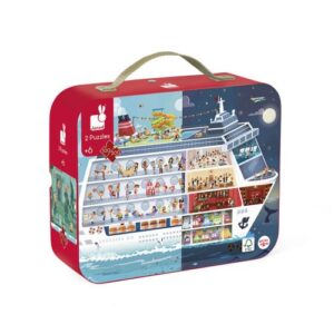 2 puzzles bateau de croisière - 100 et 200 pièces