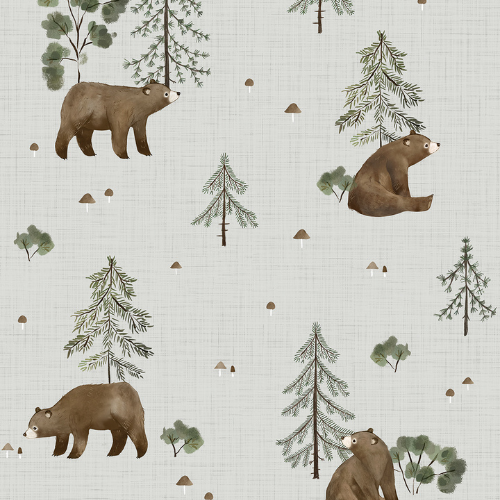 Papier peint Mountain & Bears