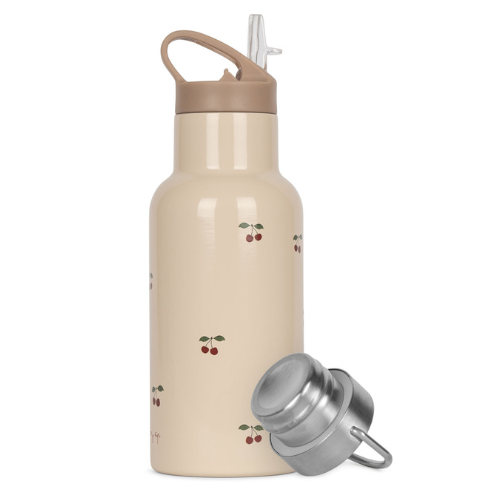 Bouteille d'eau avec chaîne pour femme, jolie gourde isotherme, mini  bouteille sous vide de voyage de 280 ml, gourde isotherme en acier  inoxydable pour boissons chaudes et froides, gourde isotherme à double