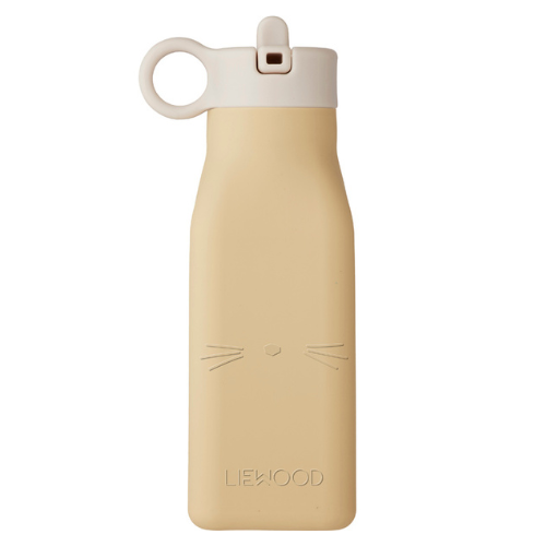 Gourde en silicone Warren 350 ml - Cat wheat yellow