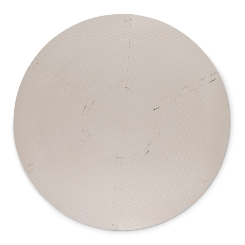 Tapis de jeu en mousse rond - Light grey - That's mine