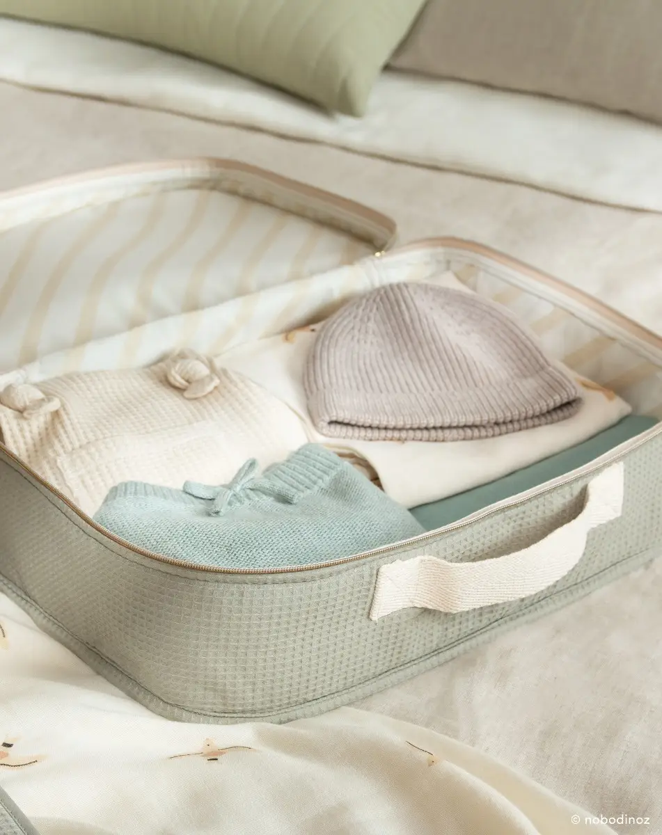 Victoria Valise de maternité pour bébé Laurel Green - Nobodinoz