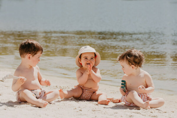 Culotte de bain Elise - Mini Léo rose toscane