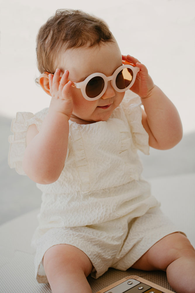 Lunettes de soleil bébé et enfant - Rose l BabyMocs - Judy The Fox