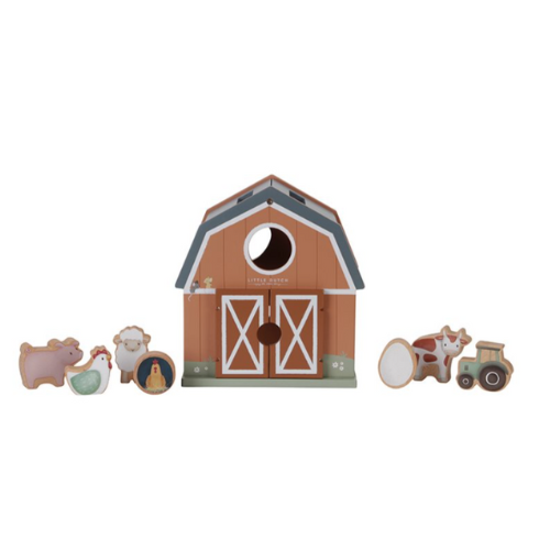 Boîte à formes en bois - Little Farm