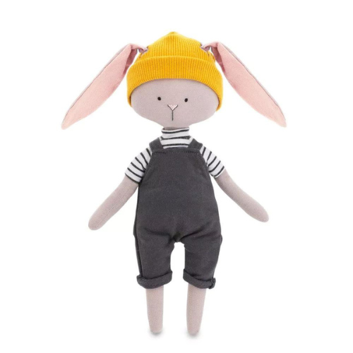 Peluche lapin salopette carotte - Gipsy