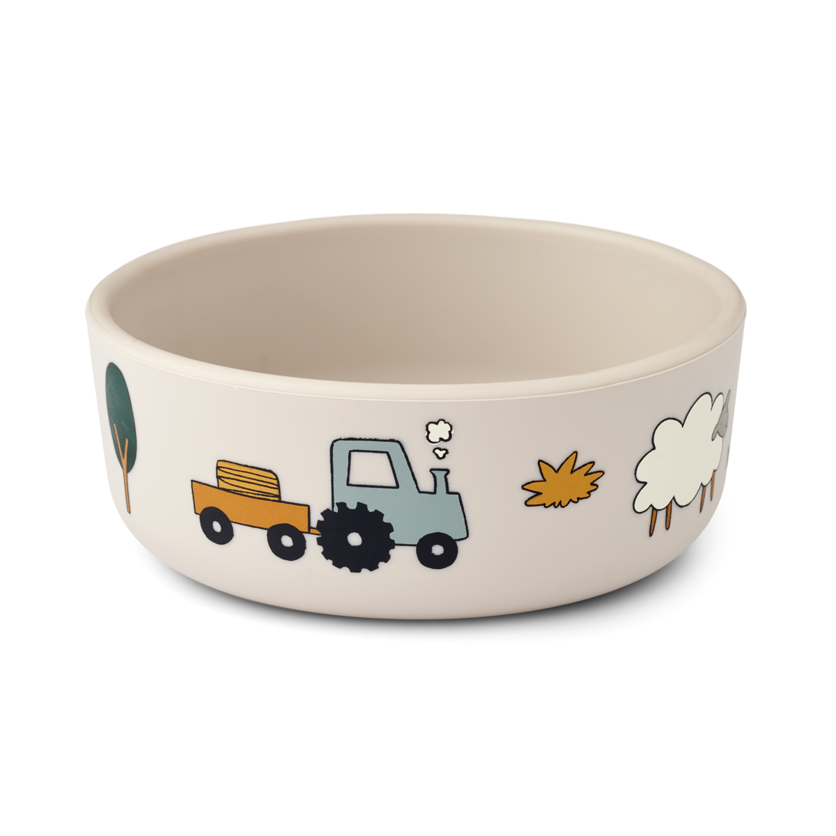 Coffret repas bébé en silicone Vivi - Farm / Sandy