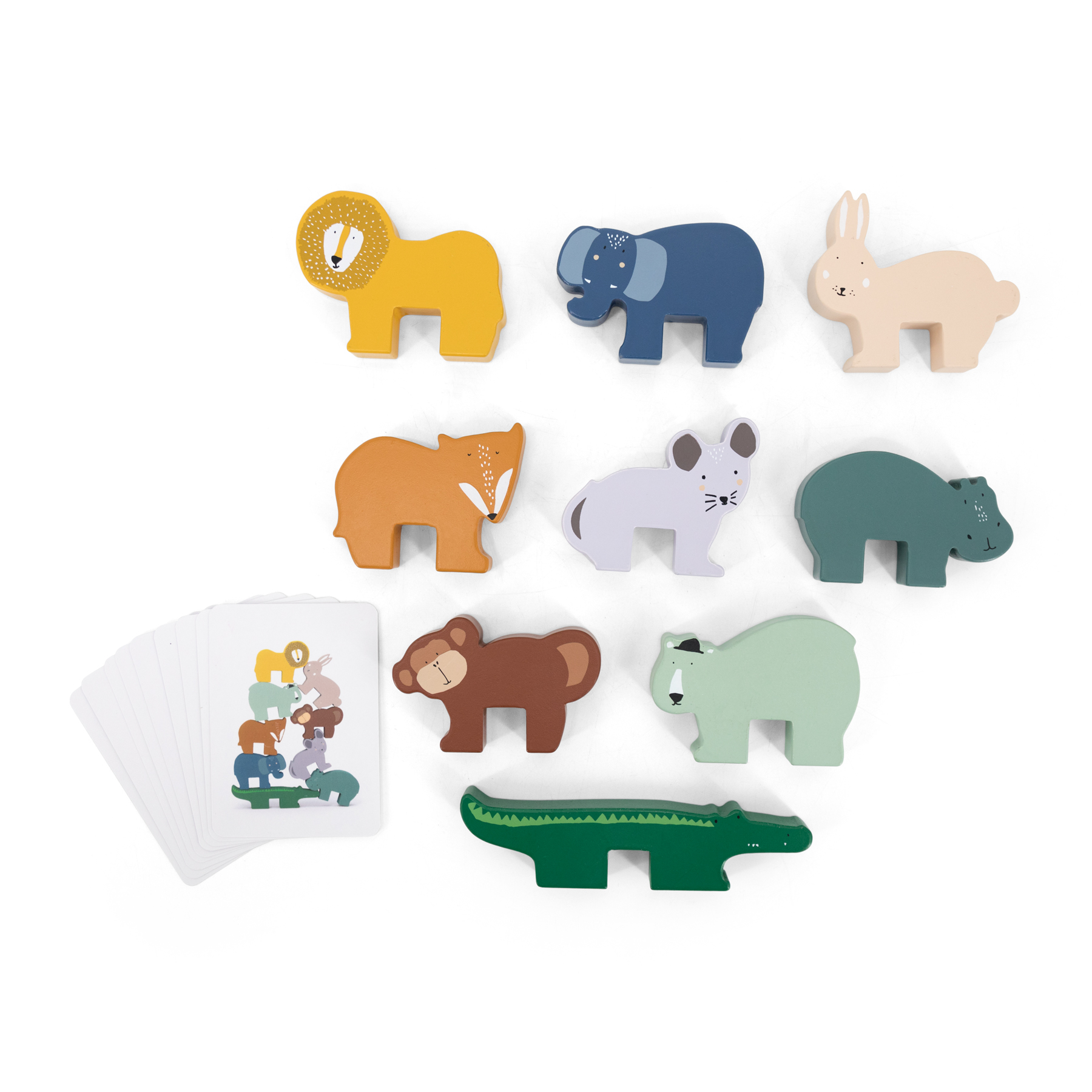 Jeu de Pêche à la ligne en bois Animaux Trixie Baby - Dröm Design